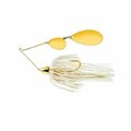 War Eagle Frame Tandem Indiana Spinnerbait White & Gold Fishing Lure WE12GIN01G